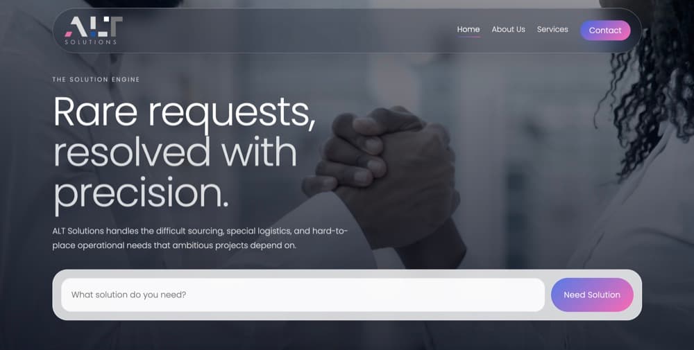ALT Solutions website