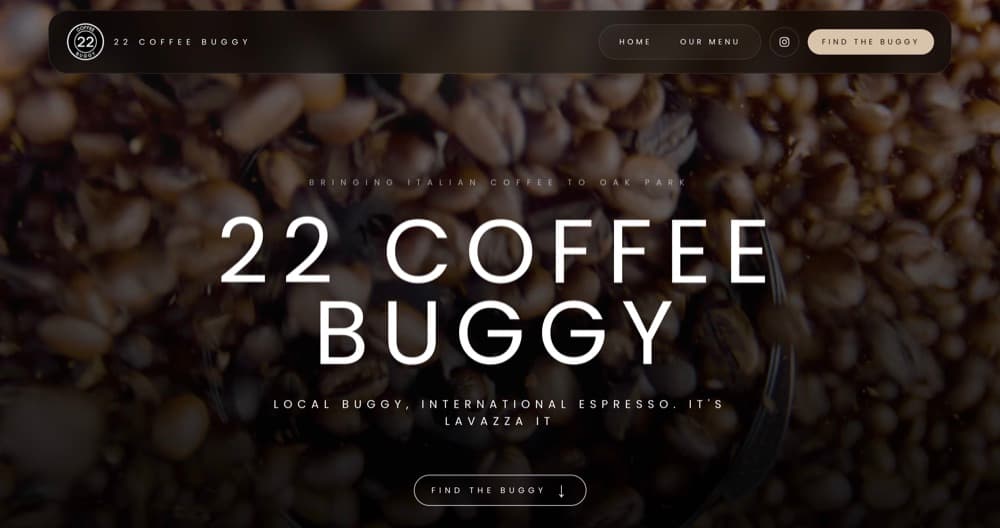 Coffee Buggy website