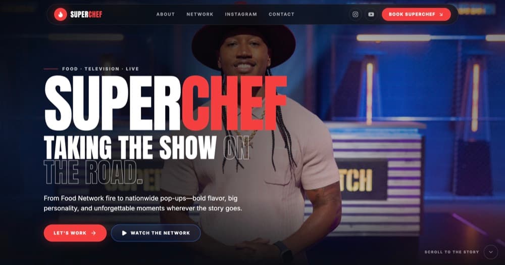 SuperChef website